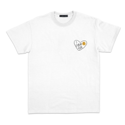 t-shirt blanc homme i l'oeuf you Faubourg 54