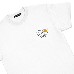 t-shirt blanc homme i l'oeuf you Faubourg 54