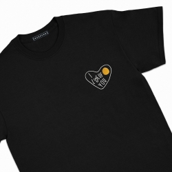 t-shirt noir homme i l'oeuf you Faubourg 54