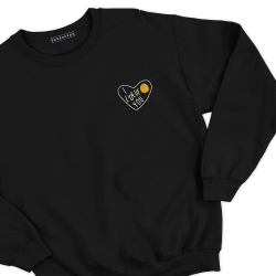 sweat noir homme i l'oeuf you Faubourg 54