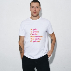 Pack 2 T-Shirts Blanc Spritzer Femme et Homme