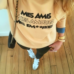 Sweat Nude Mes Amis Mes Amours by LesFutiles