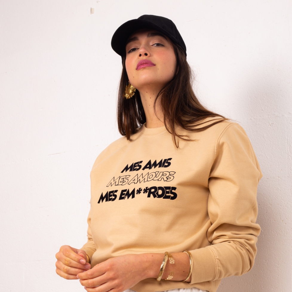 Sweat Nude Mes Amis Mes Amours by LesFutiles