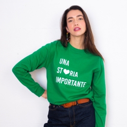 Sweat Vert Storia Importante by LesFutiles