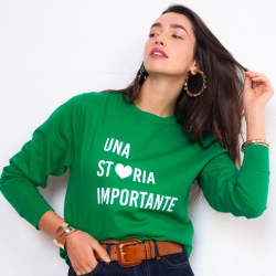 Sweat Vert Storia Importante by LesFutiles