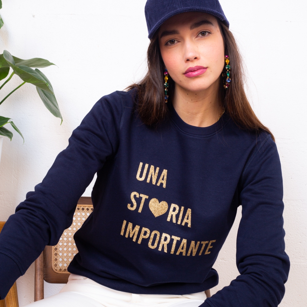 Sweat Navy Storia Importante
