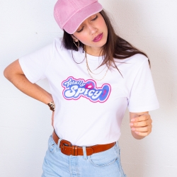 T-shirt Blanc Totally Spicy by LesFutiles