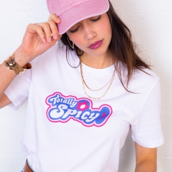 T-shirt Blanc Totally Spicy by LesFutiles