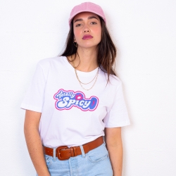 T-shirt Blanc Totally Spicy by LesFutiles
