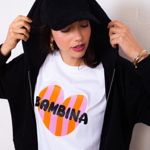 T-shirt Blanc Bambina collection NOSTALGIA