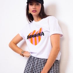 T-shirt Blanc Bambina
