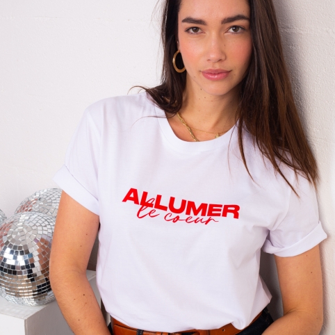 T-shirt Allumer le Coeur collection NOSTALGIA