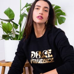 Sweat Noir Dolce Farniente