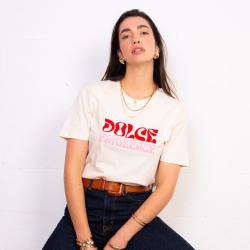 T-shirt Crème Dolce Farniente