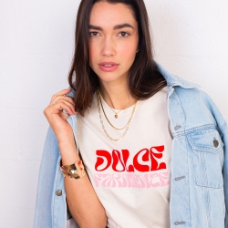 T-shirt Crème Dolce Farniente