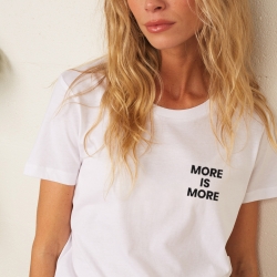 T-Shirt Blanc More is More