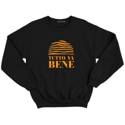 sweat noir tutto va bene homme