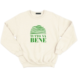 sweat creme tutto va bene homme