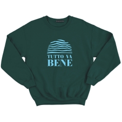 sweat vert tutto va bene homme