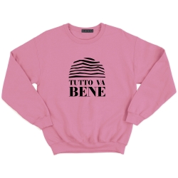 sweat rose tutto va bene homme