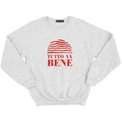 sweat gris tutto va bene homme