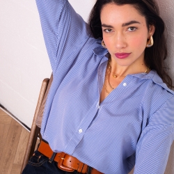 Chemise Delfina Bleu