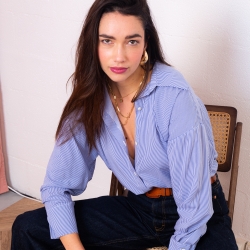 Chemise Delfina Bleu