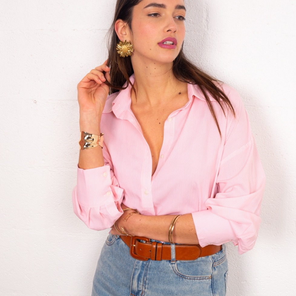 Chemise Delfina Rose
