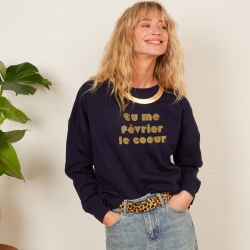 Sweat Tu Me Février FAUBOURG54 FEMME