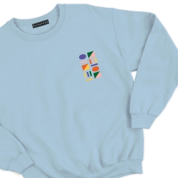 sweat bleu Ville Françaises homme