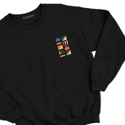 sweat noir Ville Françaises homme