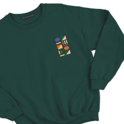 sweat vert Ville Françaises homme