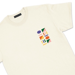 t-shirt crème ville françaises homme