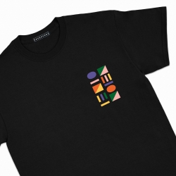 t-shirt noir ville françaises homme