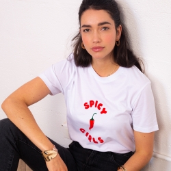 T-shirt Blanc Spicy Girls