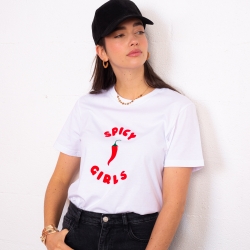 T-shirt Blanc Spicy Girls