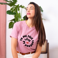 T-shirt Rose Mon Tourbillon à Moi