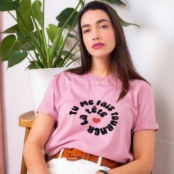 T-shirt Rose Mon Tourbillon à Moi