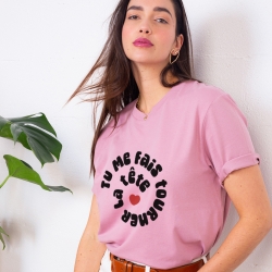 T-shirt Rose Mon Tourbillon à Moi