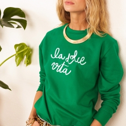 Sweat Vert Dolce Vita by LesFutiles