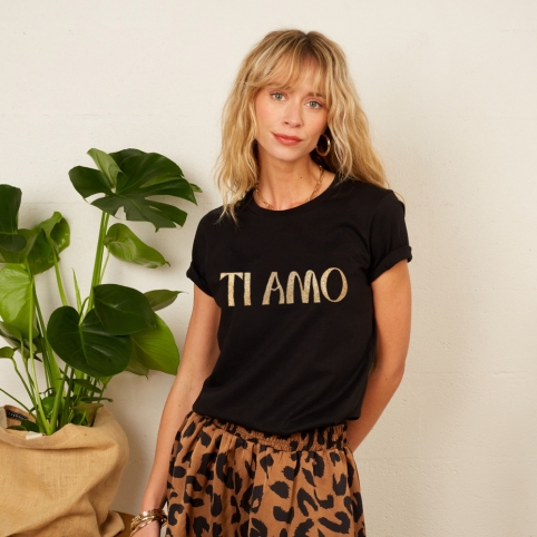 T-Shirt Ti Amo Gold
