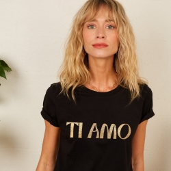 T-Shirt Ti Amo Gold
