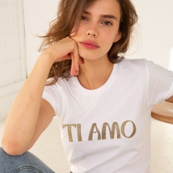 T-Shirt Ti Amo Gold