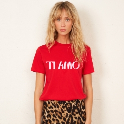 T-shirt Rouge Ti Amo