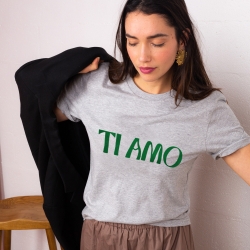 T-shirt Gris Ti Amo