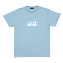 t-shirt bleu ciel va te faire aimer