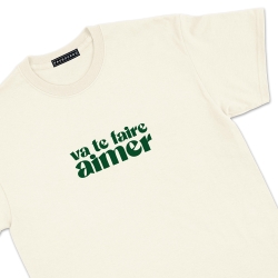 t-shirt creme va te faire aimer