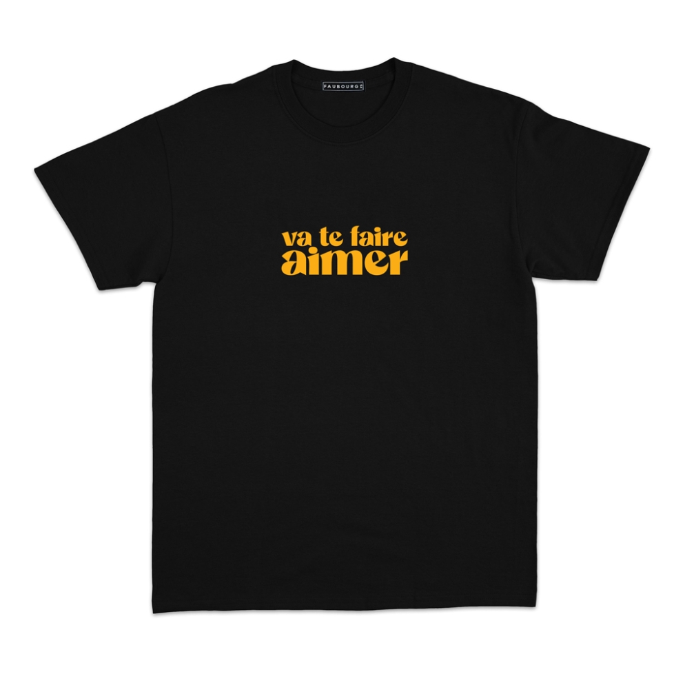 t-shirt noir va te faire aimer