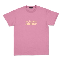 t-shirt rose va te faire aimer