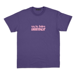 t-shirt violet va te faire aimer